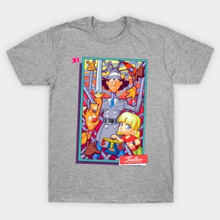 Saturday Morning Tarot XI Justice T-Shirt